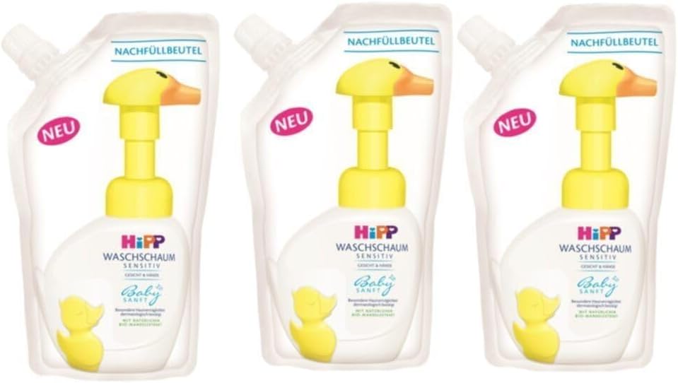 Hipp Babysanft Bebek El Yıkama Köpüğü Yedek 250 Ml 3 Adet