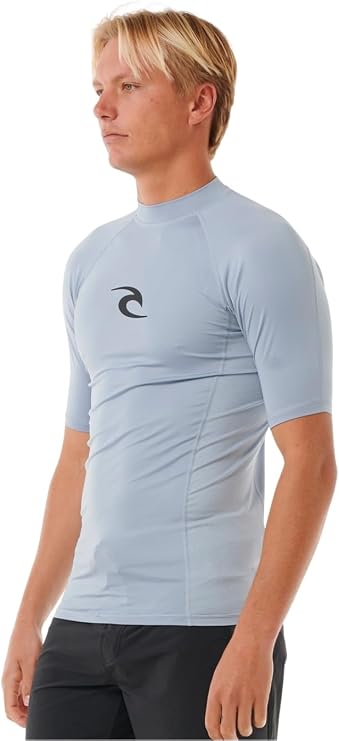 Rip Curl Men's Waves UPF 50 Performance Short Sleeve Rashguard