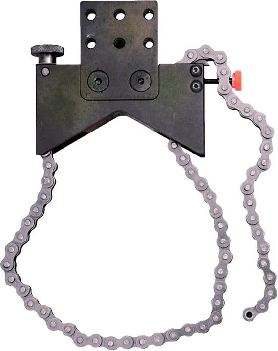 Starrett Shaft Alignment Clamp Only, Fits up to 7-1/2" Diameter Shaft | Black Anodized Aluminum, Heavy-Duty Roller Chain, 668