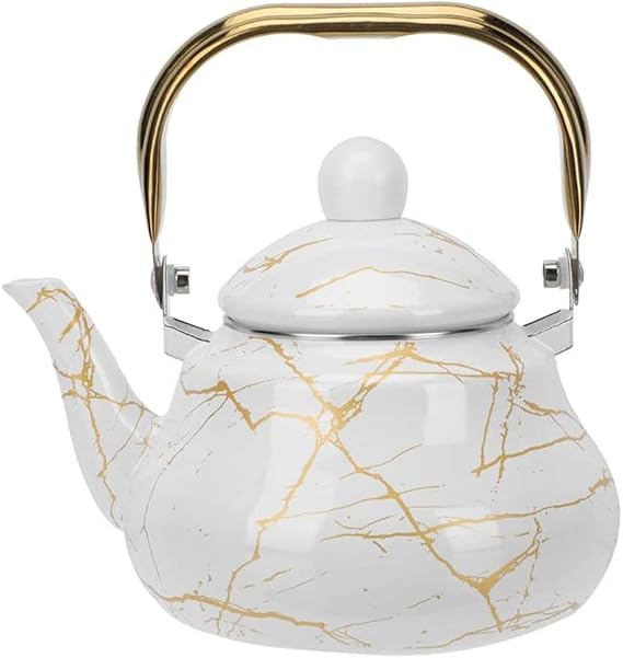 1pc Water Boiling Kettle Household Tea Kettle Enamel Water Pot Tool(Onecolor)