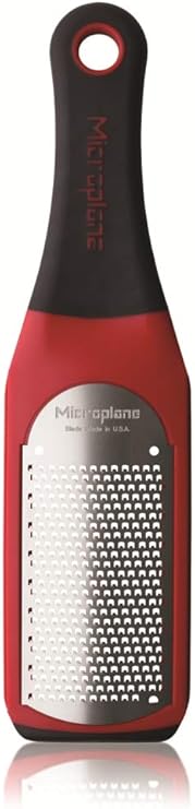 Microplane Artisan Series Cheese Grater and Zester Fine, Red