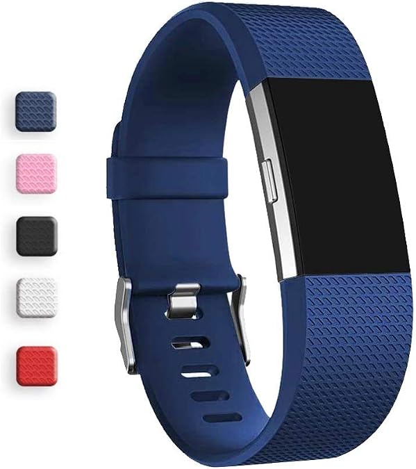 Replacement Bands for Fitbit Charge 2, Special Edition Replacement Wristbands for Fitbit Charge 2 (Small, Blue)