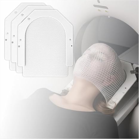 Thermoplastic Head Immobilization Mask for Radiotherapy, 3-Pack Head Positioning Splint, Low-Temperature Moldable Frame, 10" x 12.4"