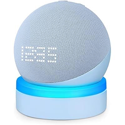 ZUOLACO Table Holder for Echo Dot 5th Gen and 2026 New Model, Cloud Blue