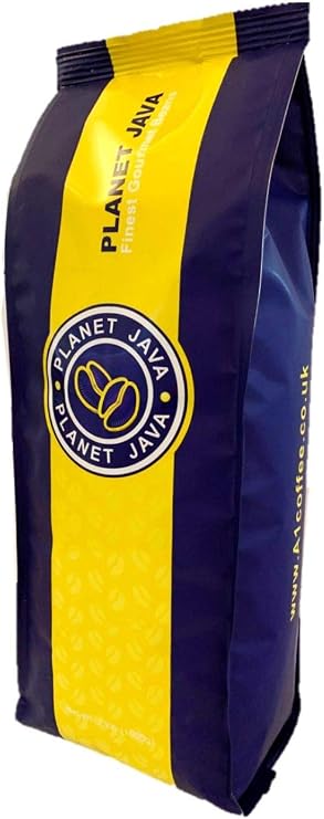 Planet Java Espresso Napoli Dark Roast Coffee Beans 1kg Bag | Hand Roasted in The UK, Espresso Blend For All Coffee Machines