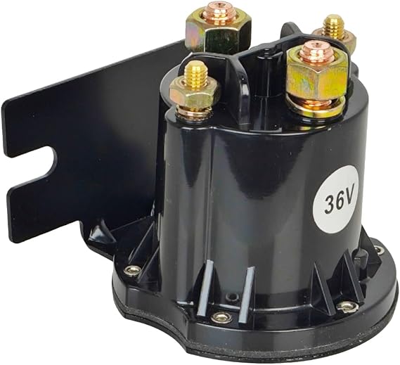 EZGO & TXT 36V Solenoid, Part Number 606971. Fits 2008 model years and up, 684-3681-012-14 684368101214 614012 606971, 635411579762