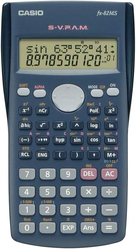 Casio FX-82MS 2-Line Display Scientific Calculator