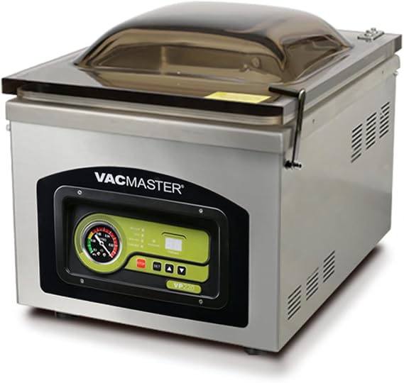 VacMaster VP220 Chamber Vacuum Sealer Commercial Vacuum Sealer Machine, 12.25 Seal Bar for 12 x 15 Bags, Food Vacuum Sealer for Sous Vide, Liquids & Food Storage, Maintenance-Free Air Pump