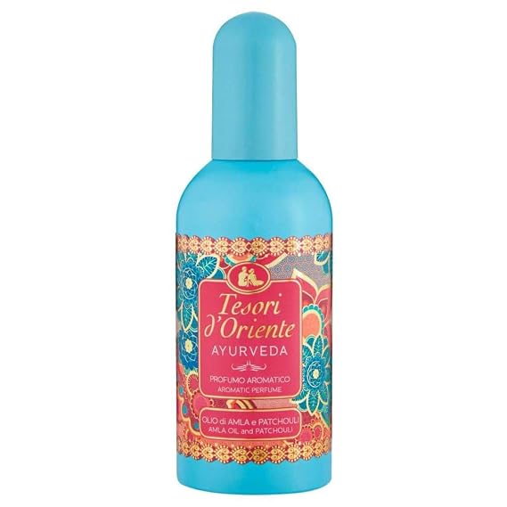 Tesori d'Oriente Ayurveda Perfumes for Women, Eau De Toilette, Womens Fragrances, Elegant Aroma Composition with Blend of Rare & Precious Oil100ml 3.38fl.oz [Italian Import]