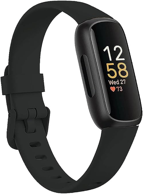 Compatible with Fitbit Inspire 3 Bands for Men Women, Soft Silicone Sport Wristband Strap Band Bracelets for Inspire 3, Small Large