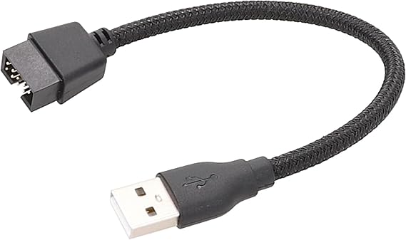 Motherboard Adapter Cable USB A Male to 9Pin Male Mainboard Extension Adapter Cable High Speed Data Transfer Easy to Use