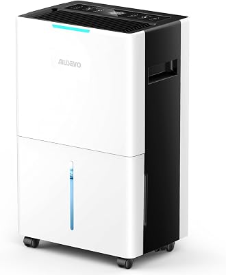 18 Pints Dehumidifiers for Home with Drain Hose, 1200 Sq. ft Dehumidifier for Living Room and Basement, Intelligent Humidity Control, 3 Modes, 24H Timer, Ideal for RV, Bathroom, Bedroom