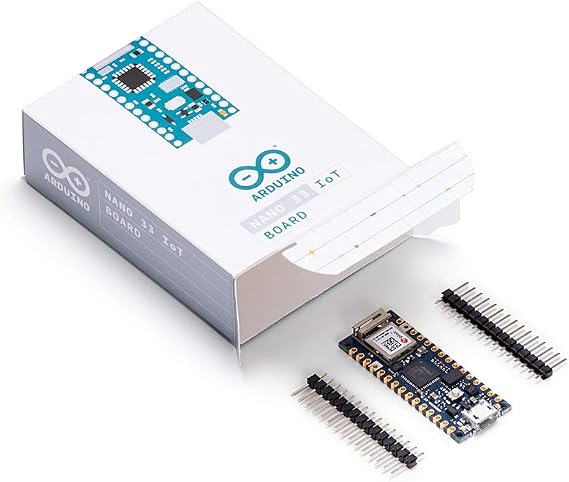 Arduino Nano 33 IoT [ABX00027] - 32-bit ARM Cortex-M0+, WiFi & Bluetooth, 256KB Flash, 32KB SRAM, Secure Element, 14 Digital I/O Pins, 6 Analog Inputs, Compatible with Arduino IDE for IoT Projects