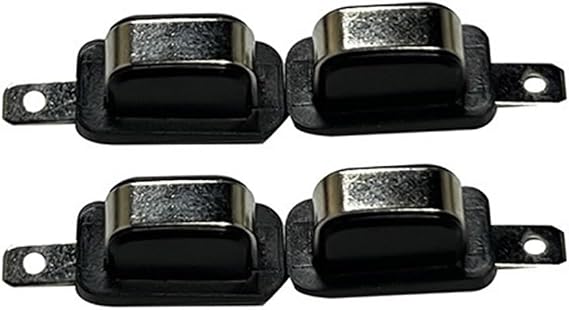 Charger Dock Contact,Compatible for Roborock S7/S8/S5 Max/S5/S6/Q7/Q7 Max,Vacuum Cleaner Parts,Charging Base Repair Accessories(Black 4 pc)