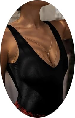 Gold Body Chain Necklace & Bikini Waist Bracelet for Women