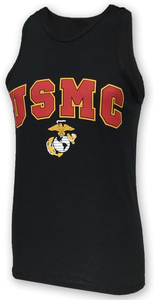 USMC Arch Eagle Globe Anchor Mens Tank Top