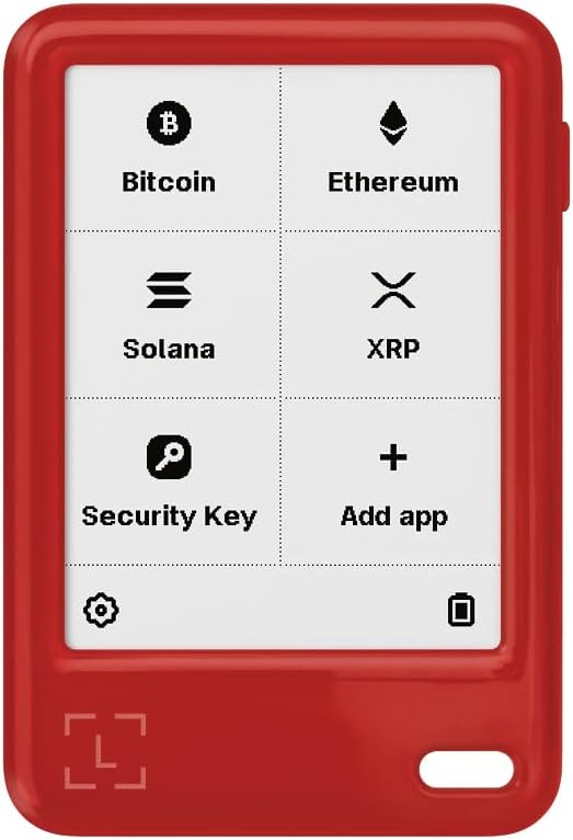 Ledger Nano Gen5 - Crypto Wallet - Securely Buy Digital Assets - Red