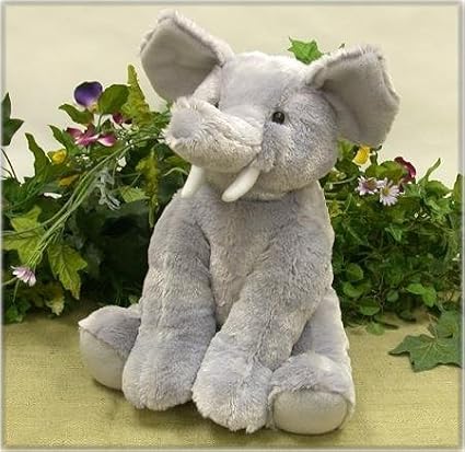 Wishpets 15" Sitting Elephant Plush Toy