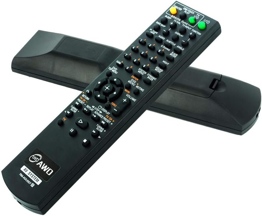 AWO RM-ADU007 AV System Replaced Remote Control for Sony HCDHDX277 HCD-HDX287WC HCD-HDX576 1-480-570-21 DAV-HDZ273 DAV-HDX274 DAV-HDX275 DAV-HDX276WF DAV-HDX277WC DAV-HDX279W DAV-HDX285 DAV-HDX287WC
