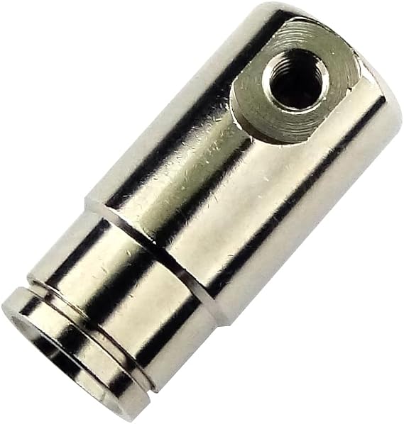 HydroMist High Pressure Misting End Cap Fitting, Chrome, 1/4 Inch