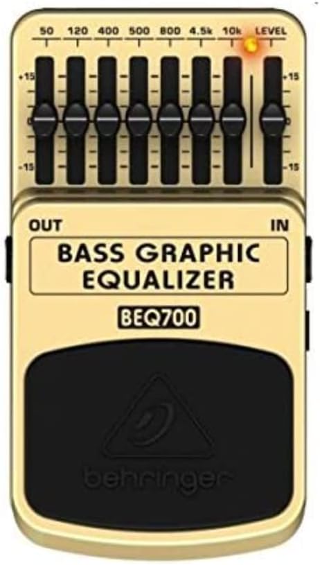 Behringer BEQ700 7 Band Bass Graphic Equalizer for Bass and Keyboard