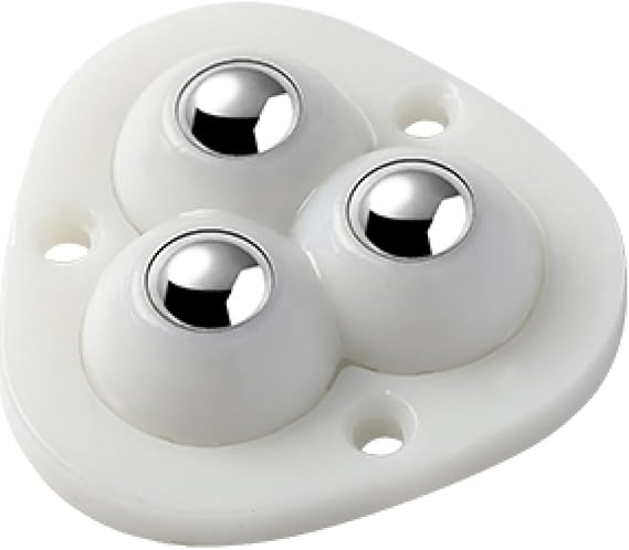 16PCS Caster Wheels For Furniture Stainless Steel Rotation Storage Box Universal Household Furniture Moving Tool Home Appliances,White,4 Pcs