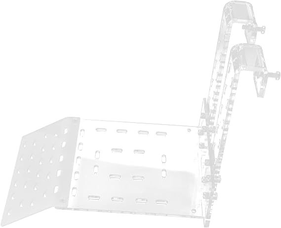 Turtle Basking Platform, Basking Platform for Aquatic Turtles,Extra Large Wide Hanging Transparent Tortoise Resting Terrace, Turtle Hanging Ramp Climbing Shelf for Aquarium