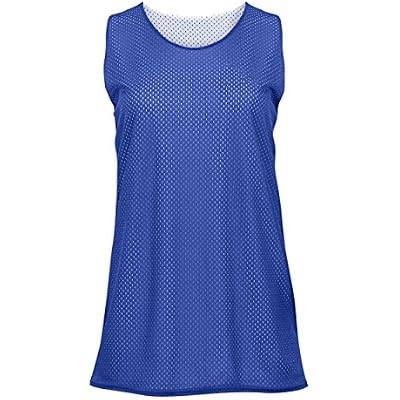Badger Sport Royal BlueWhite Ladies Medium Reversible Mesh Tank Top Jersey Uniform
