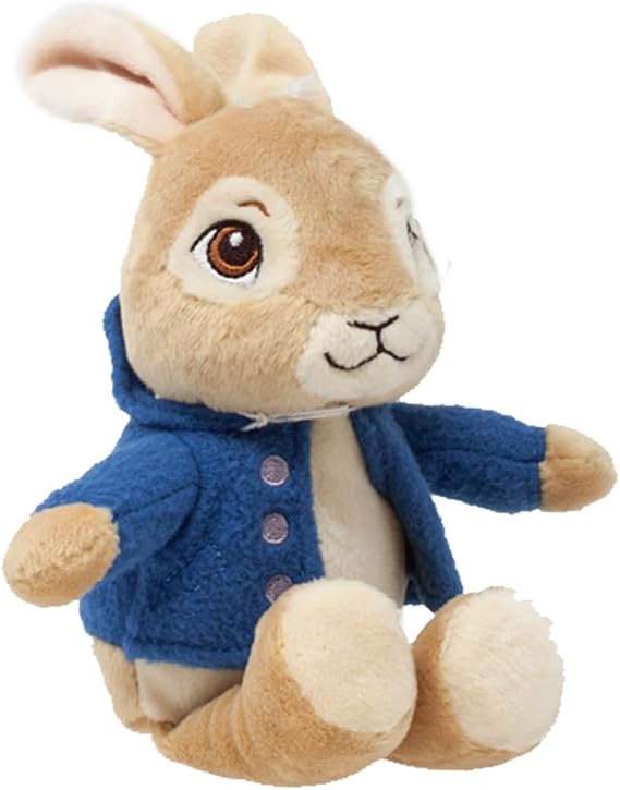 Peter Rabbit Soft Toy - Official Beatrix Potter Cuddly Bunny Rabbit Toy by Rainbow Designs
