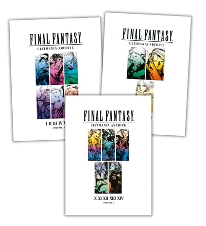 Final Fantasy Ultimania Archive Series 3 Books Set (Vol.1-Vol.3)