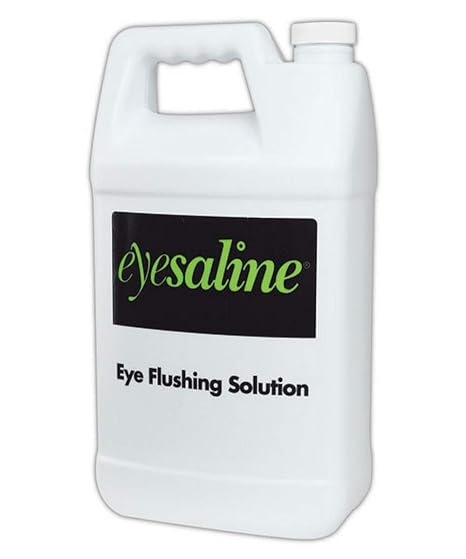 Sperian 32-000502-0000 Eyesaline Saline Solution, Standard, White (Pack of 4)
