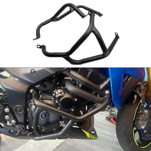 US Stock!!! Motorcycle Highway Crash Bars Crashbar Stunt Slider Cage Engine Guard Frame Falling Protectors Bumper Competibler with GSX-S GSXS GSX S 750 GSX-S750 2017 2018 2019 2020 2021 2022 2023