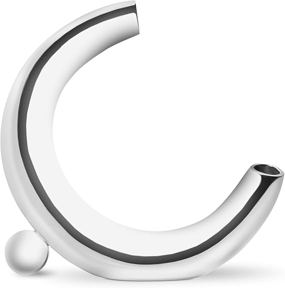 nambe Crescent Moon Vase