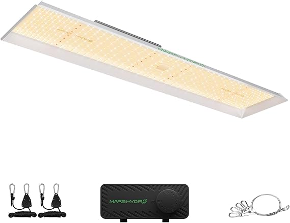 MARS HYDRO 300W TSL2000 Led Grow Lights for Indoor Plants | with Dimmable Daisy Chain Full Spectrum Patented Reflector Growing Lamps Seed Starting Veg Bloom in 4x2/5x3ft Grow Tent