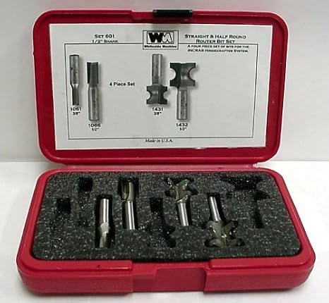 Whiteside Router Bits 601 Small Hinge Crafter Set