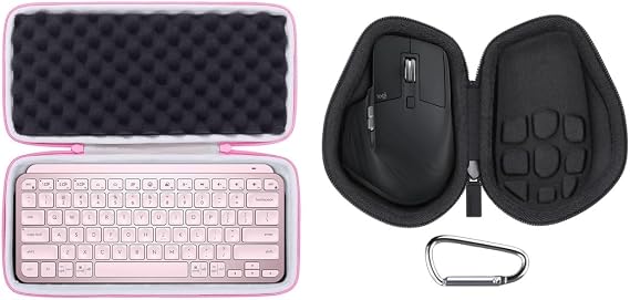 Hard Case for Logitech MX Master 3S Mouse + MX Keys Mini Keyboard