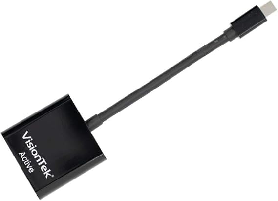 VisionTek Mini DisplayPort to HDMI 4K Active Adapter, Male to Female, for MacBook Pro, Macbook Air, Mac Mini, Microsoft Surface Pro 3/4, Desktop Graphics and More (900691)