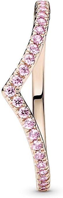 PANDORA Wish Sparkling Pink Ring, 6