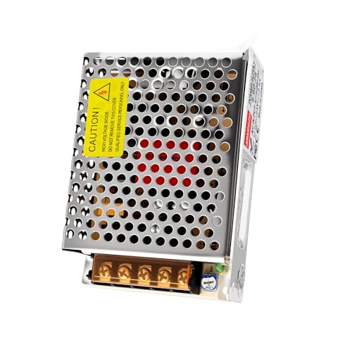 AC to DC Converter 24V 2.5A 60W Power Supply,Universal SMPS 110V120V220V AC to DC Converter Power Supply Transformer Driver Adapter for CCTV,RV,Pump,LED Strip DC24V-2.5A-60W