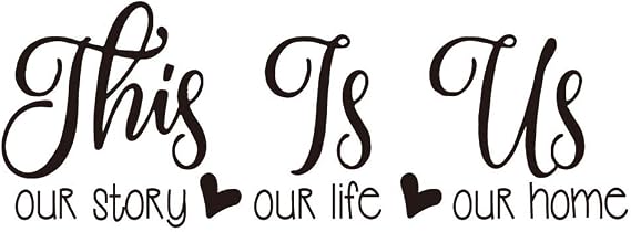 This is Us Our Story Our Life Our Home Family Wall Decal Love Quote Vinyl Wall Lettering Home Decor