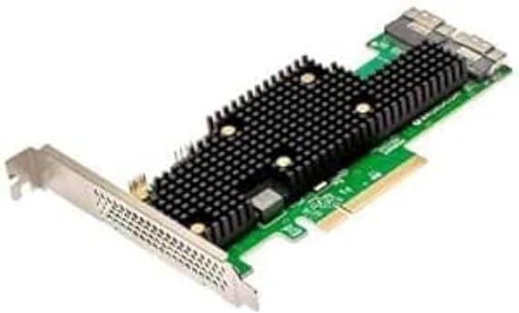 Broadcom LSI Logic 05-50111-00 9600-16i 16PT 24Gbs Tri Mode SATA-SAS-PCIe Host Bus Adapter