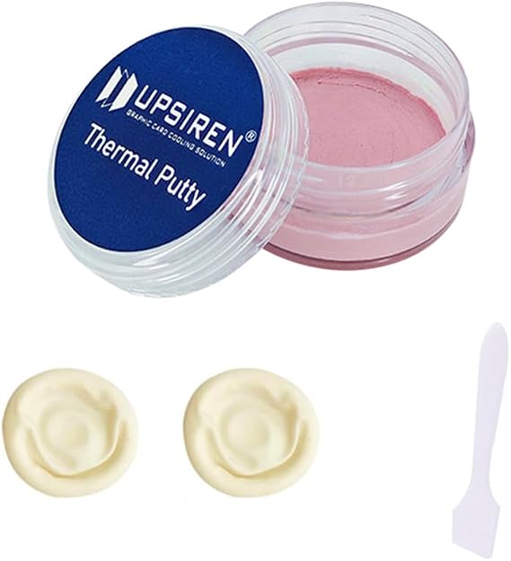 UTP-6 Thermal Putty, Cooling Pad for GPU VGA IC Processor (10g) | 12.8W/mk Thermal Conductivity, Fast Heat Dissipation, Perfect Replacement for Traditional Thermal Pads