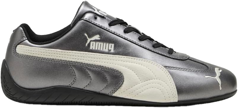 PUMA Mens Speedcat Metallic Lace Up Sneakers Shoes Casual - Black