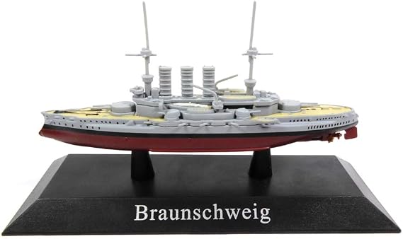 DeAgostini SMS Braunschweig 1902 Class Liner/Warship 1/1250 WS62