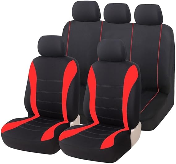 Car Seat Covers Full Set for Hyundai Grand i10 Sedan/i10 X/Grand i10 Nios/ix20 Crossline(JC)/ix20, 5 Seats Non-Slip Durable Wear-Resistant Seat Protector, Front Rear Split Universal for Cars