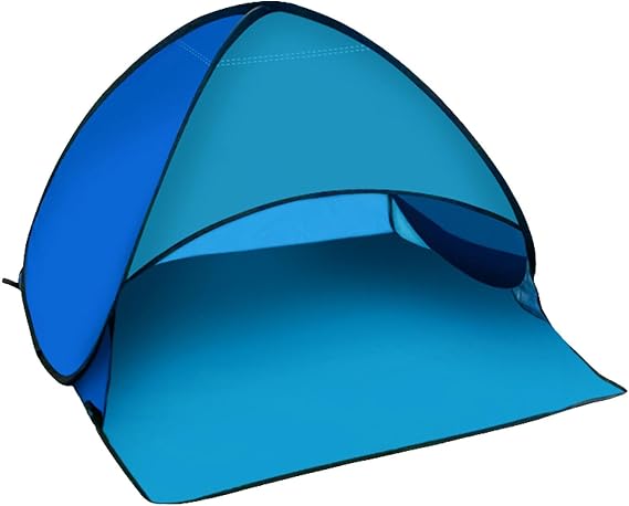 Beach Shelter Tent - Portable Beach Sun Shade Tent, UV Protection, Lightweight, Baby Sun ShadeTent, Instant Outdoor BeachTent, Portable & Easy Set Up, ForBeach, Camping, Picnic, 59x78x49cm