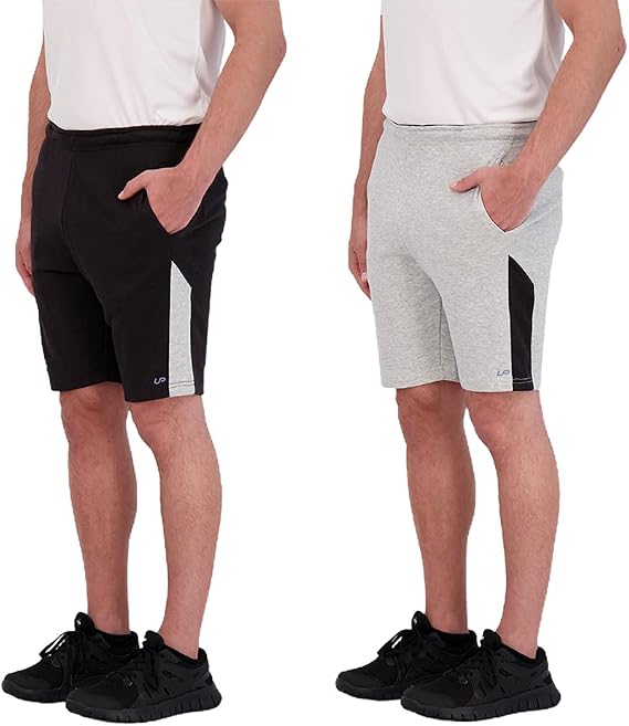 Unipro Mens Basketball Shorts with Pockets 2 Pack Quick Dry Athletic Mesh Short for Men Gym Workout and Training Clothing