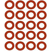Sterling Seal CRG7237.750.062.300X20 7237 Red Rubber Ring Gasket, 1.06" ID, 3/4" Pipe Size, 1/16" Thick, Pressure Class 300# (Pack of 20)