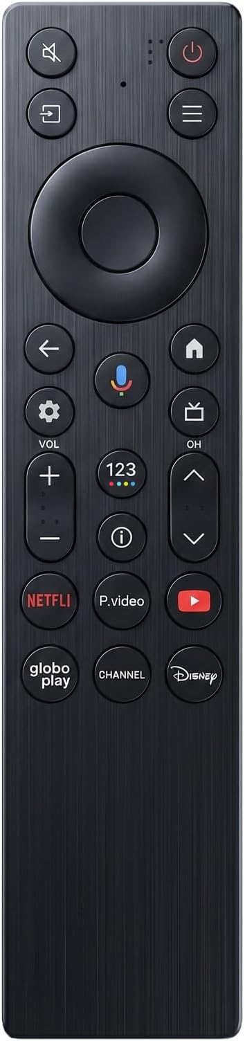 New Voice Remote Control for TCL TV Remote,Compatible with TCL QM5K/QM6k/QM7K LED QLED HDR QD-Mini 4K Google Smart TVs