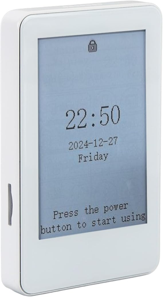 Mini Ereader, Small Ink Ebook Reader with 2.7 Inch Touchscreen, Portable Electronic Book Reader BT MP3 Player for Book Reading, Music Playback, Long Battery Life